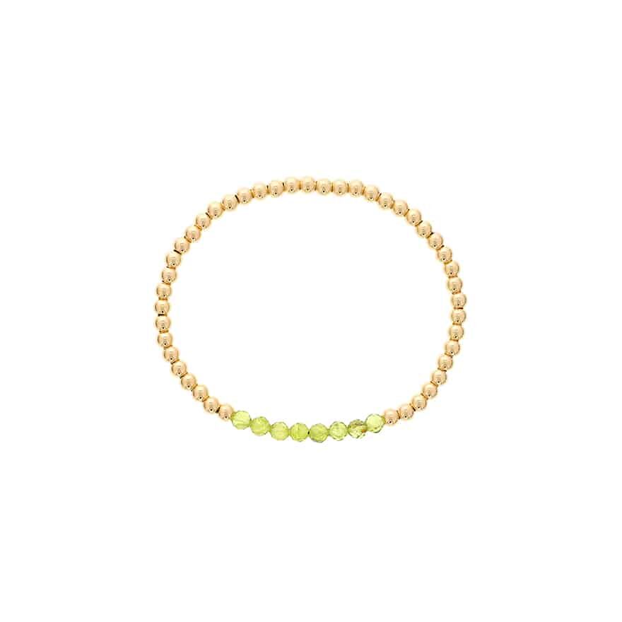 Shine Bright Peridot Stretch Bracelet by Dee Berkley