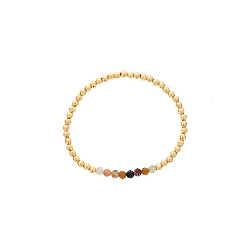 Shine Bright Tourmaline Stretch Bracelet by Dee Berkley