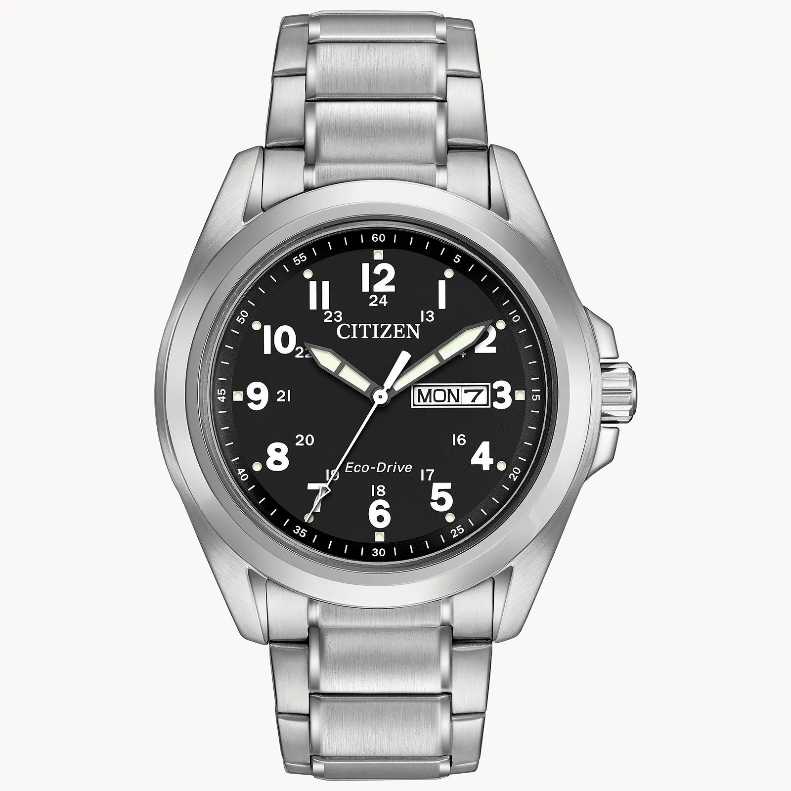 Black Dial Garrison Men's Watch by Citizen