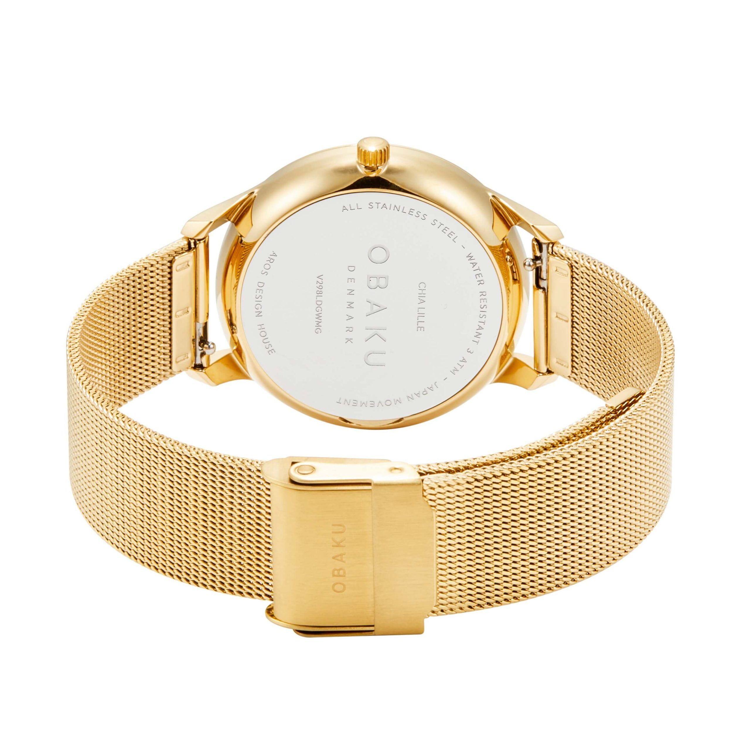 Chia Lille Gold Women's Watch by Obaku