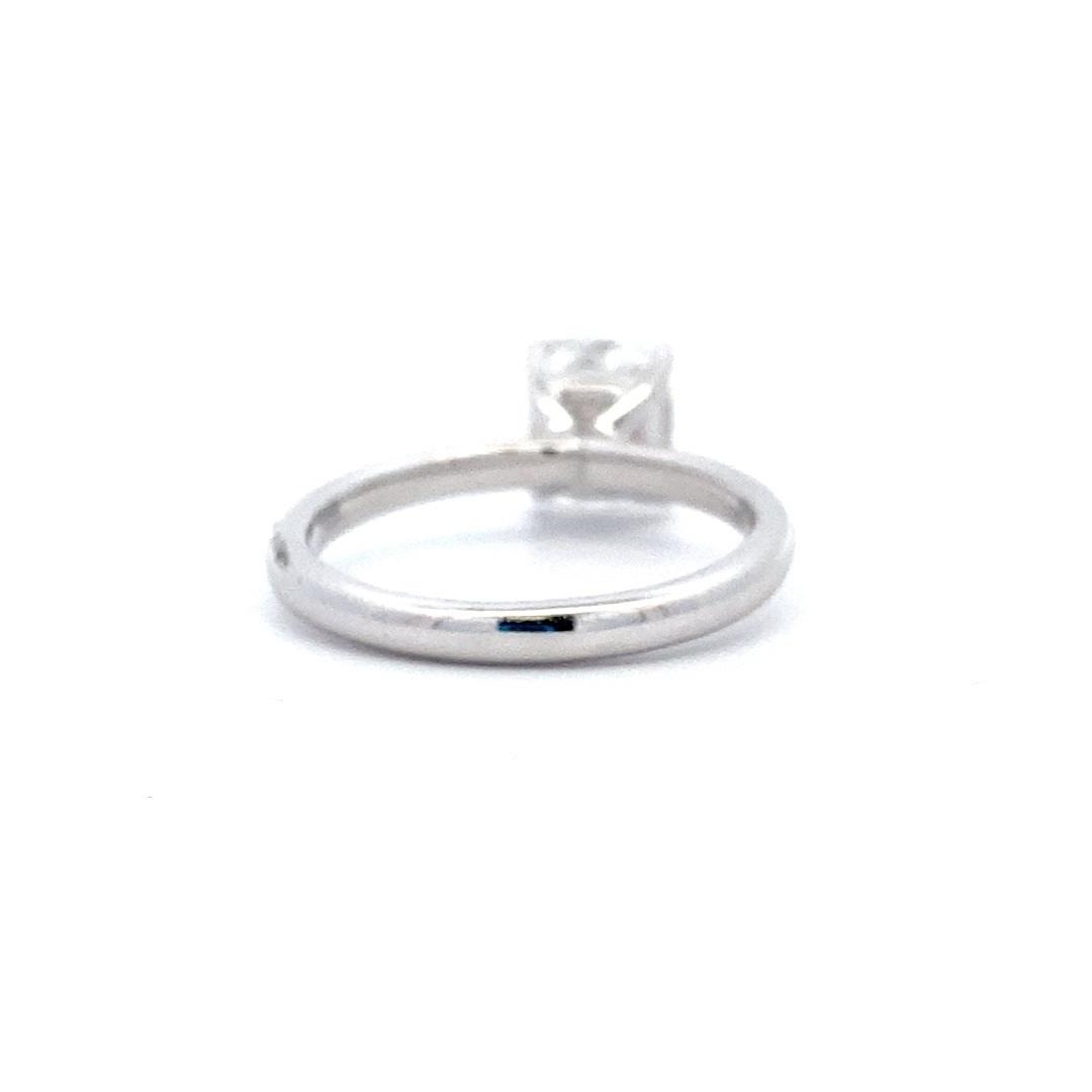 14K White Gold 2.02CTW Lab-Grown Elongated Cushion Diamond Solitaire Engagement Ring - Image 3