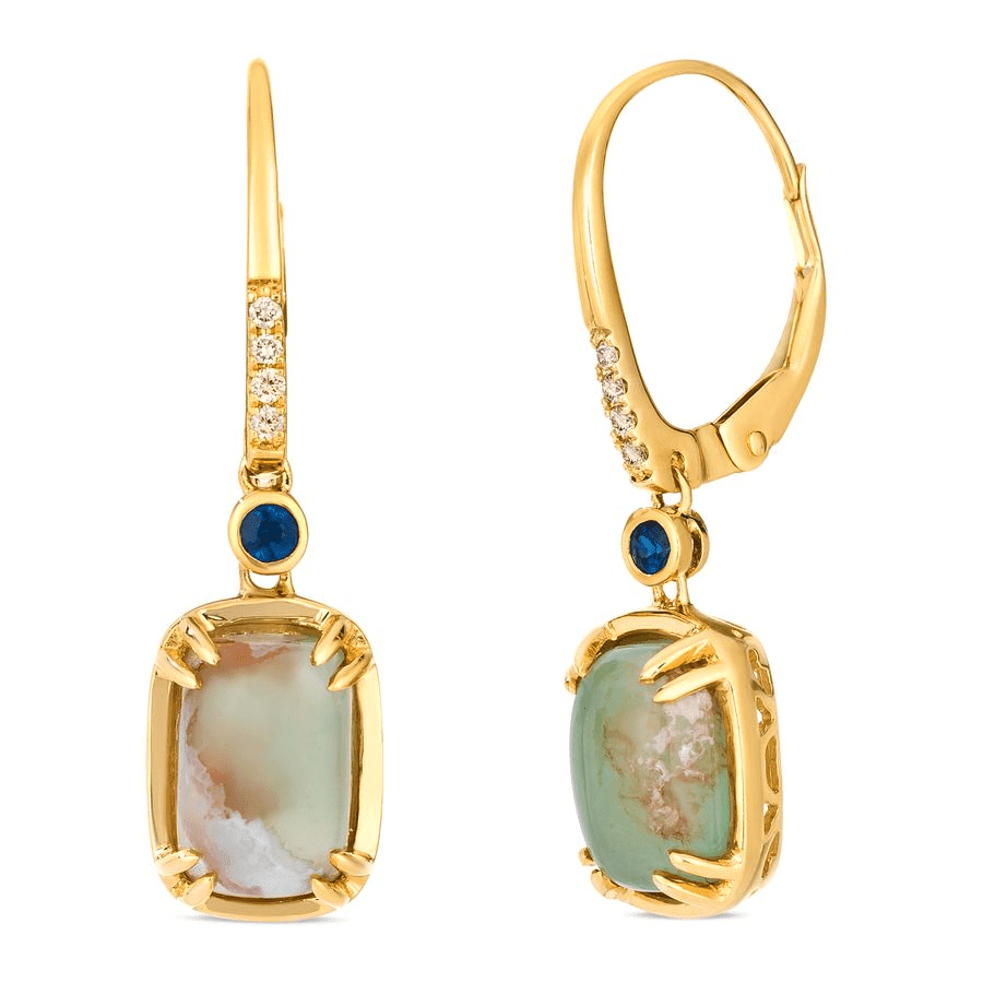 14K Yellow Gold 2.60CTW Aquaprase