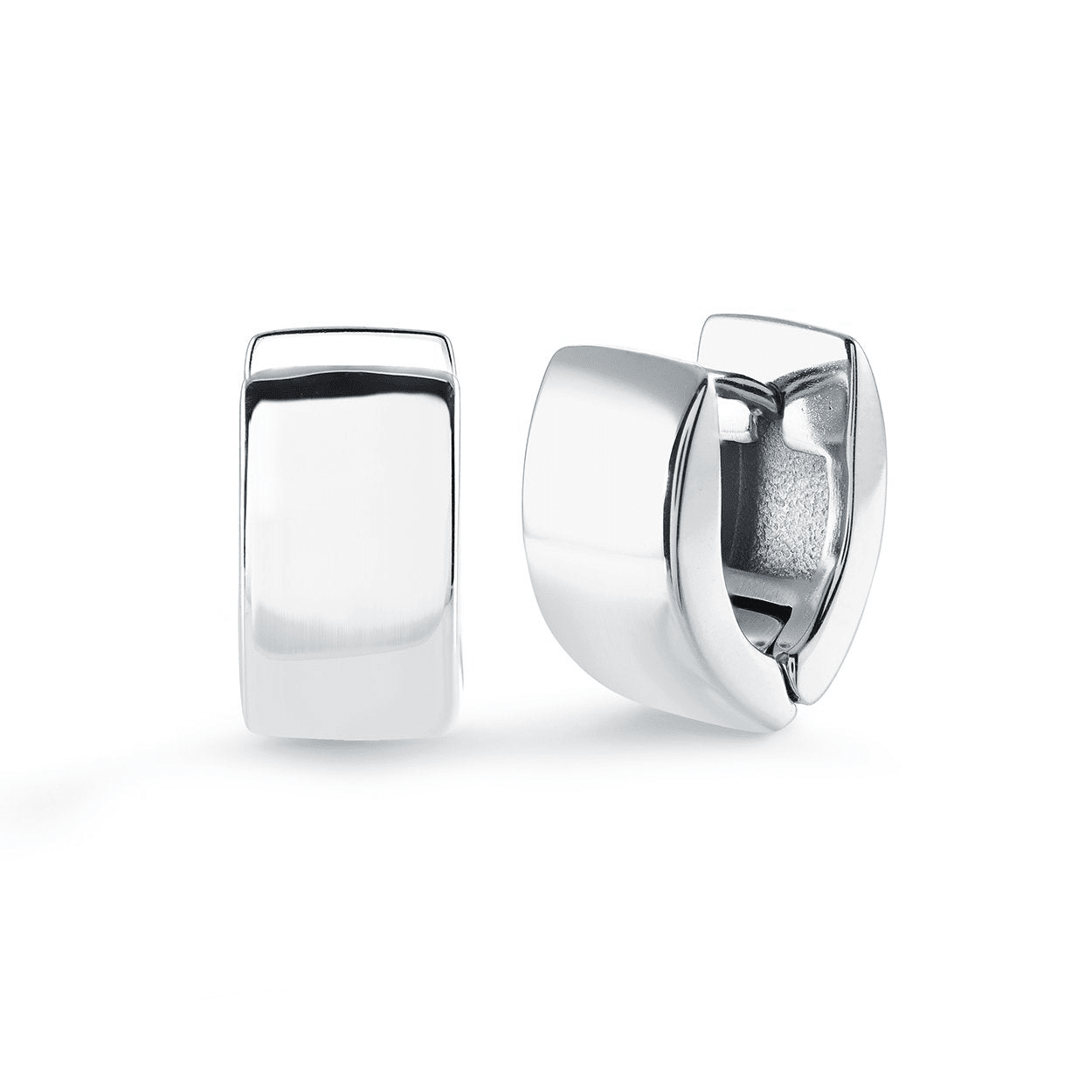 Stainless Steel Chunky Hoop Earrings
